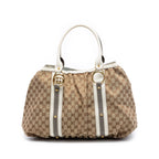 GG Canvas Interlocking G Tote