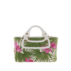 Canvas Botanical Print Boogie Handbag