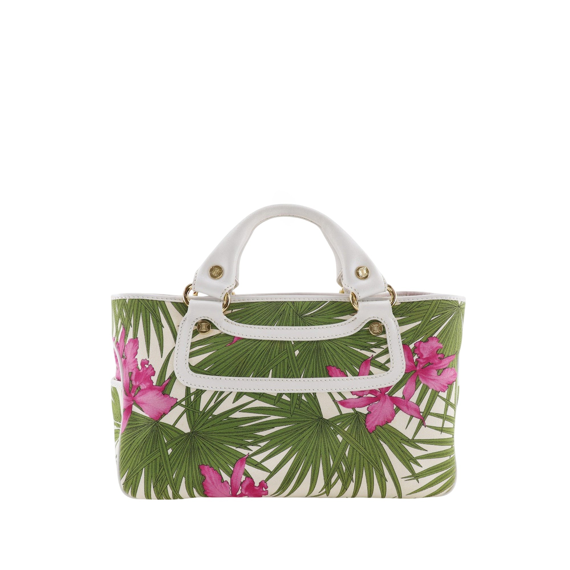 Canvas Botanical Print Boogie Handbag