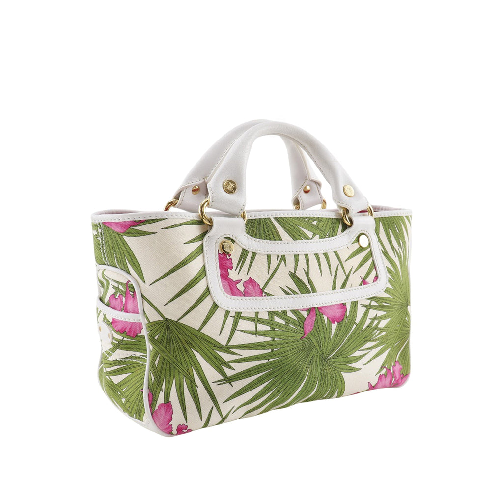 Canvas Botanical Print Boogie Handbag