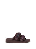 Forte_forte Double-Strap Sandals — Purple
