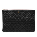 Large Quilted Caviar O Case Clutch