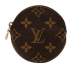 Monogram Round Coin Pouch