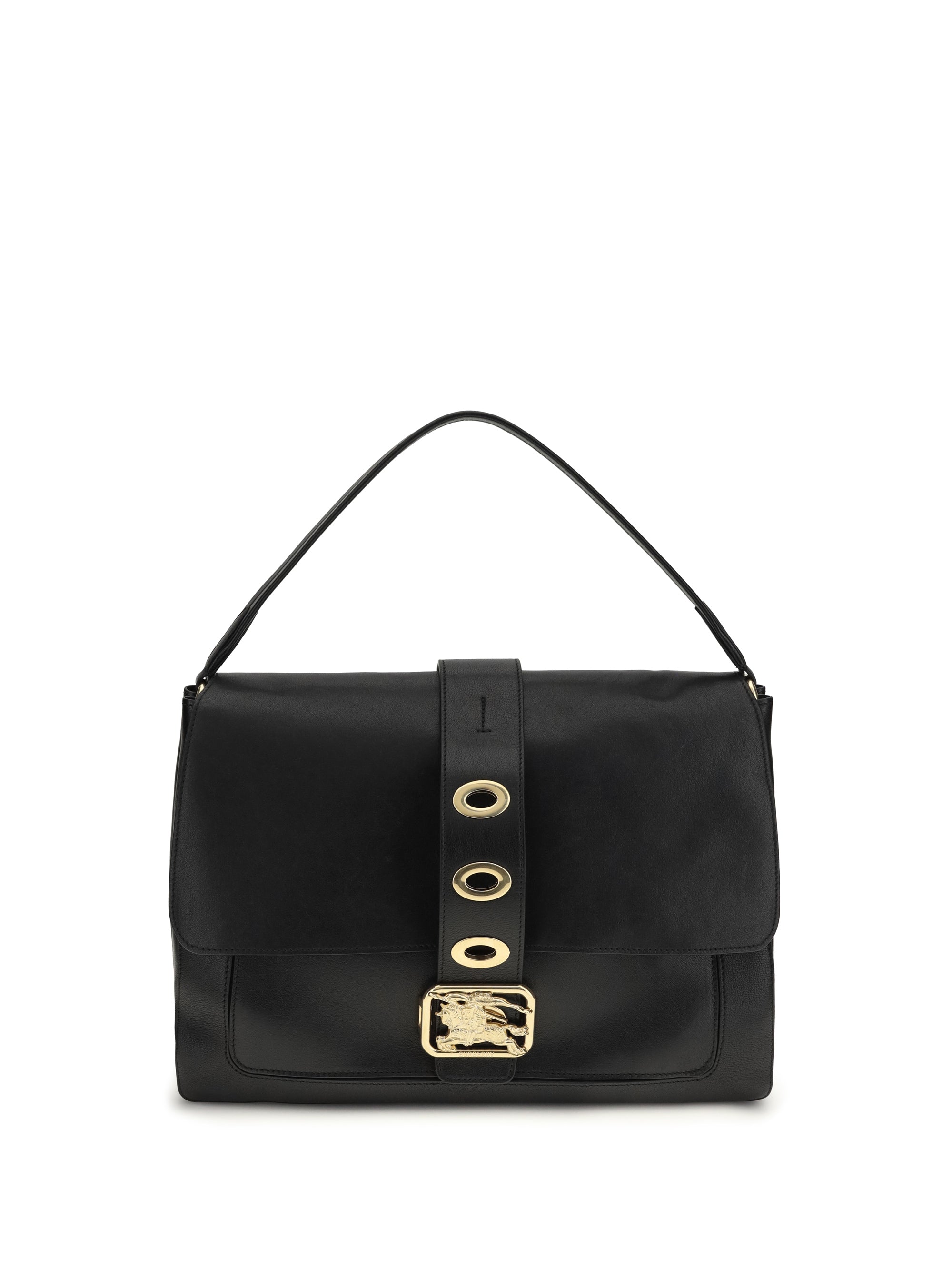 Burberry Rider Shoulder Bag — Black