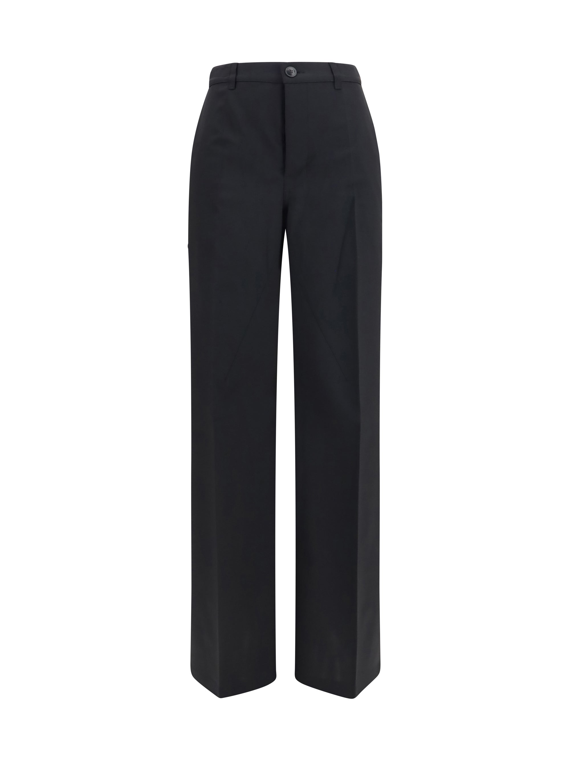 Rick Owens Wide-Leg Tailored Trouser — Black
