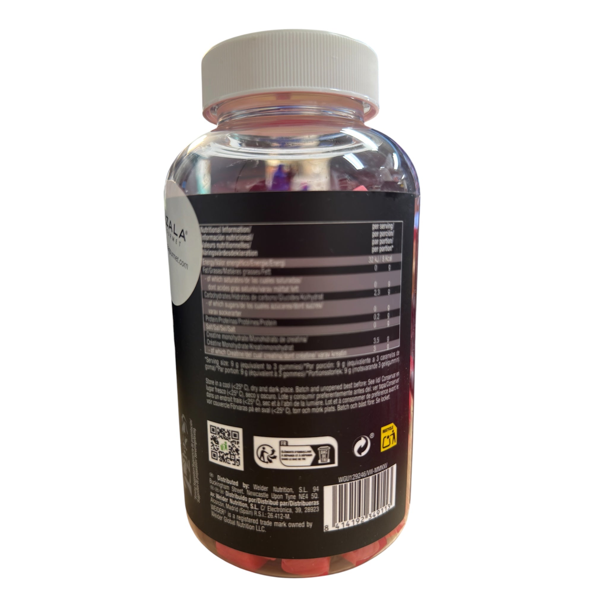 Premium Creatine Gummies - 162 unidades - Weider