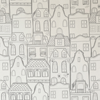 Papel pintado CASAS SDC-LH-002 BLANCO / GRIS