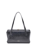 Jil Sander Goji Pillow Shoulder Bag — Black