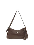 Bolso de hombro Prada de piel de becerro - Marrón