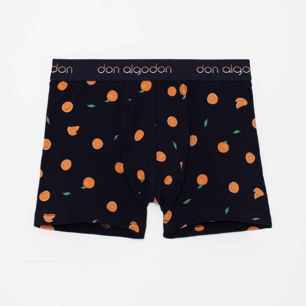 Don Algodon Kids | Pack 6 Boxers Niño Lisos y Estampados con Frutas | Calzoncillos Transpirables