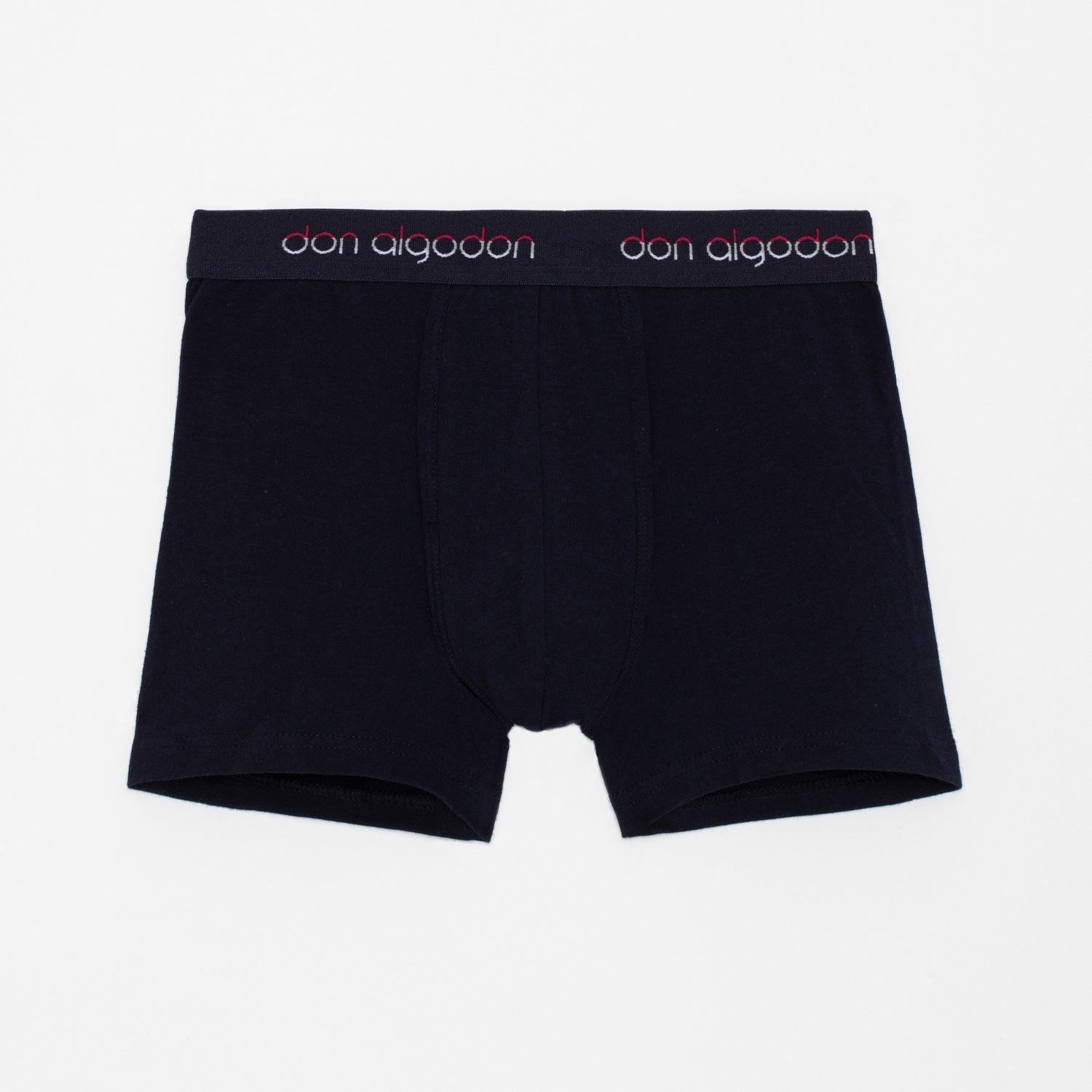 Don Algodon Kids | Pack 6 Boxers Niño Lisos y Estampados con Frutas | Calzoncillos Transpirables