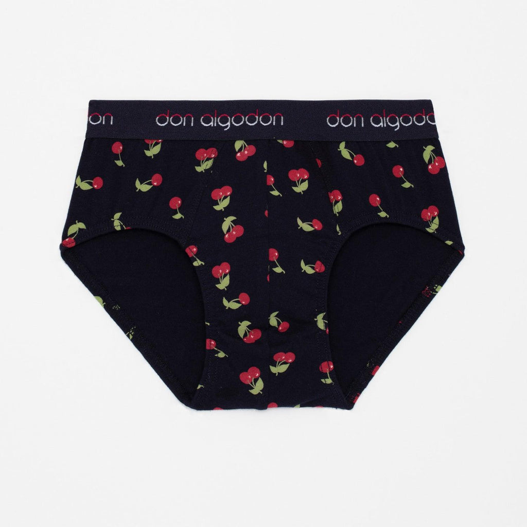 Don Algodon Kids | Pack 6 Calzoncillos Slips Niño Frutas | Transpirables | Para Uso Diario