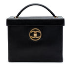 CC Caviar Turnlock Vanity Bag