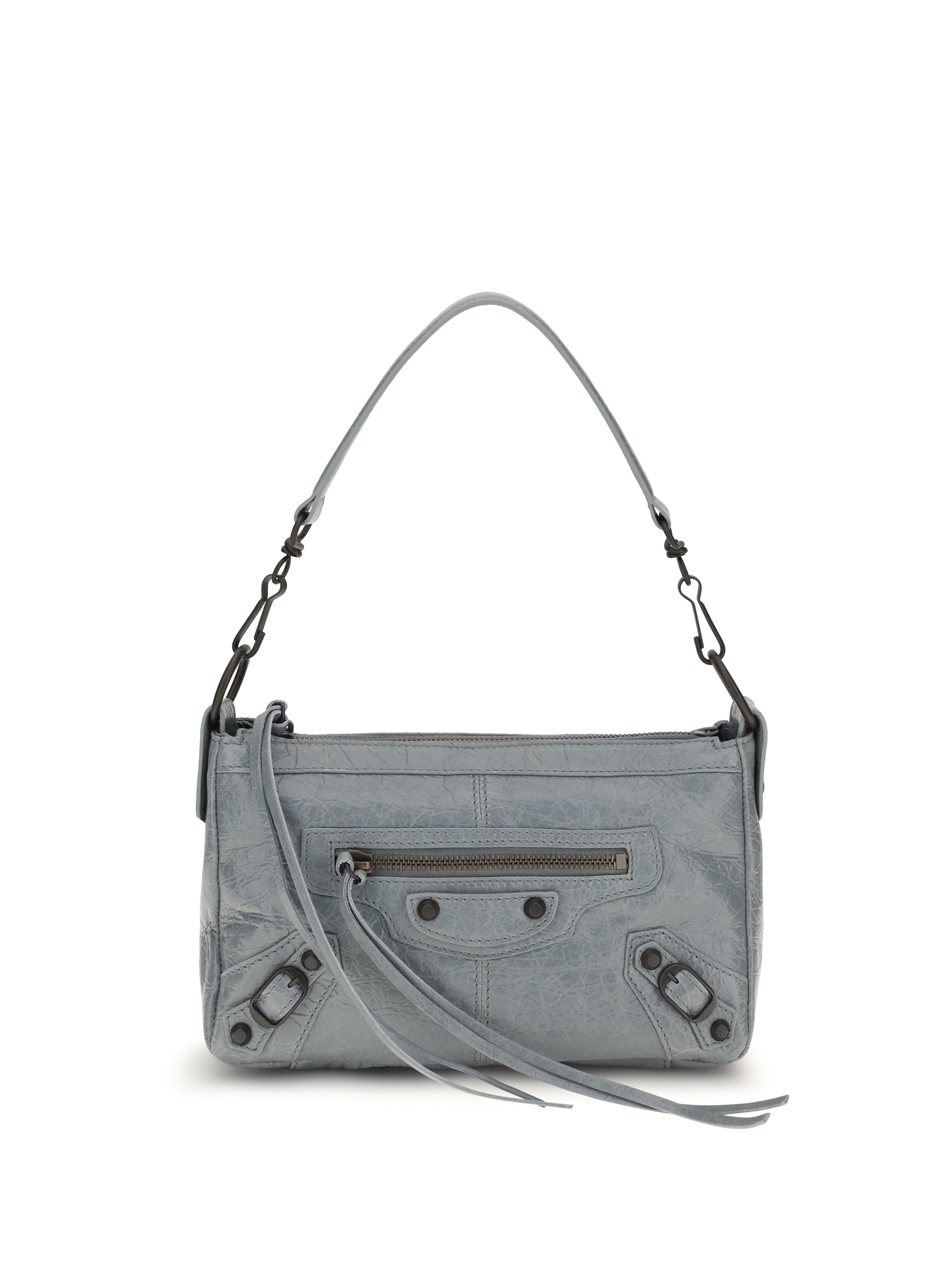 Balenciaga Le City Shoulder Bag — Gray