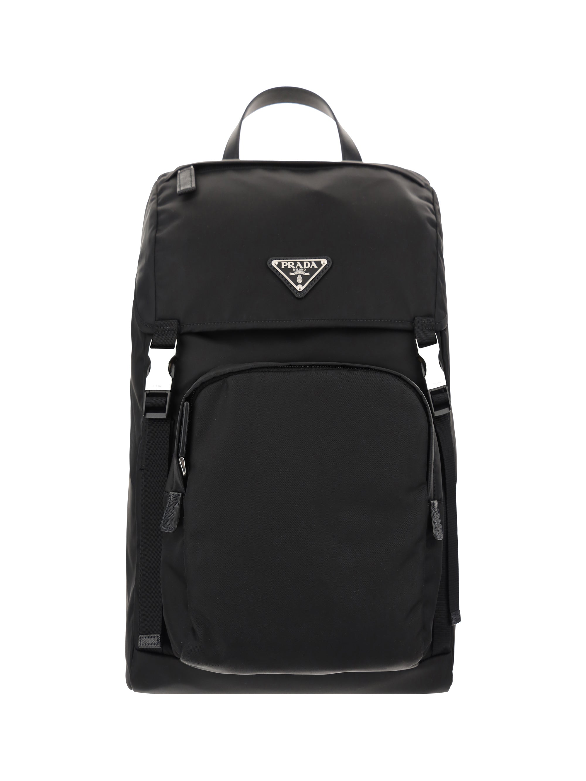 Prada Re-Nylon Backpack — Black