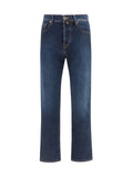 Jacob Cohen Straight-Leg Denim Jeans — Blue