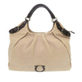 Leather Gancini Tote