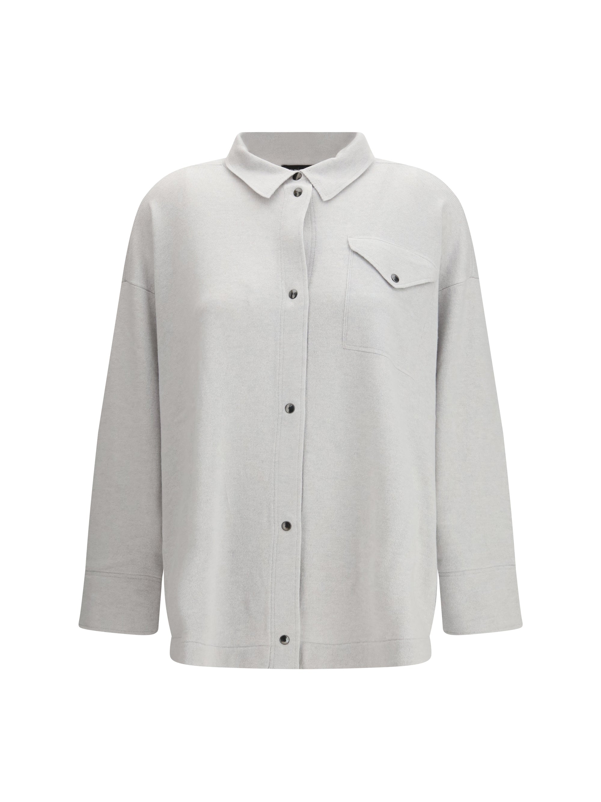 Fabiana Filippi Knit Shirt — Gray
