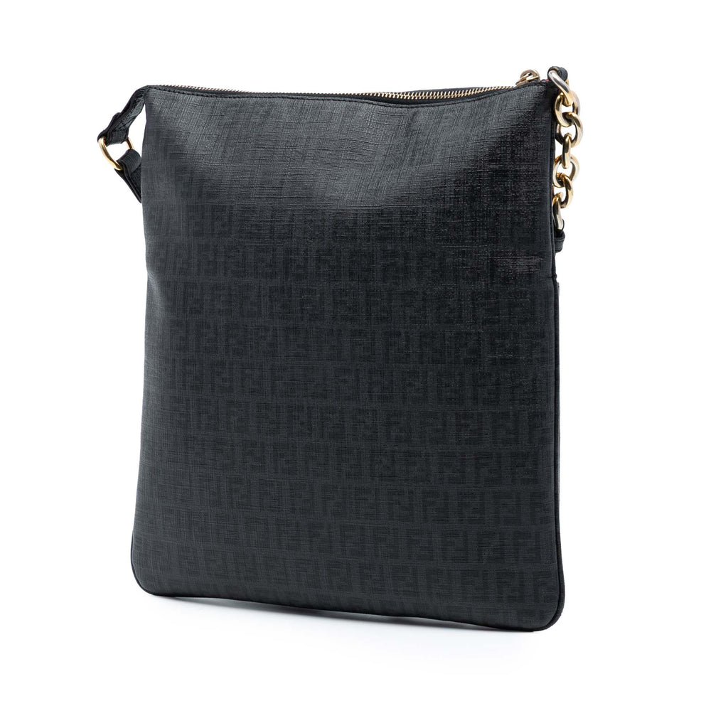 Zucchino Coated Canvas Charm Zip Crossbody