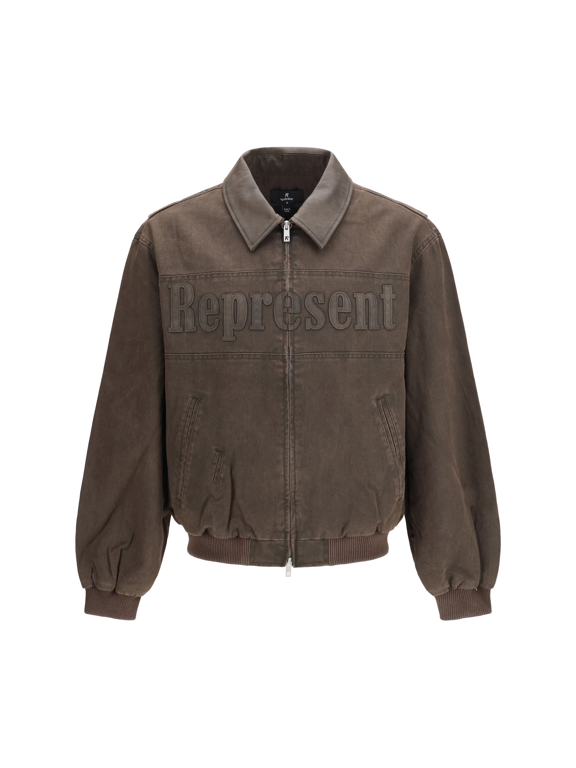 Represent Roscoe Bomber Jacket — Brown