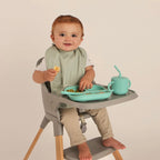 Babero con manga impermeable Funny Polka Dots + Babero corto Nenina & Co