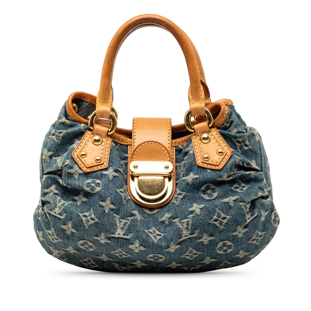 Monogram Denim Pleaty