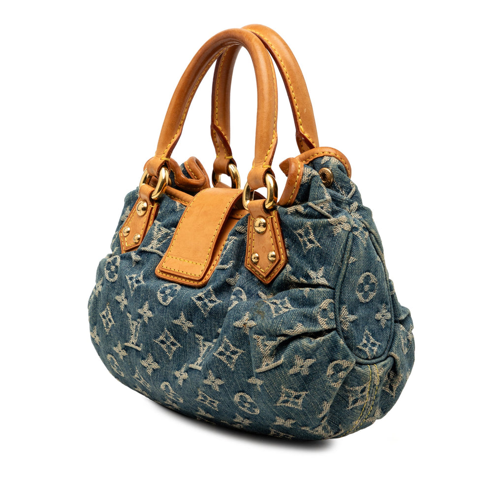 Monogram Denim Pleaty
