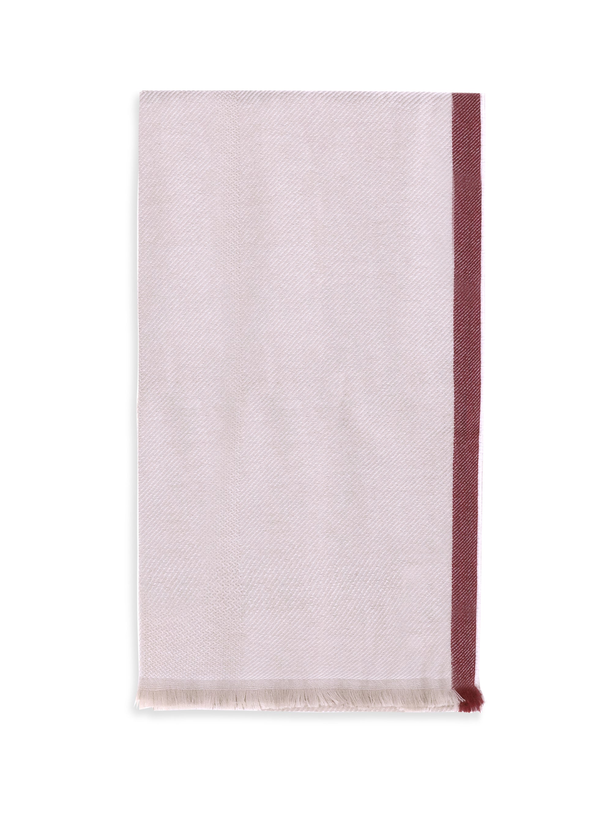 Brunello Cucinelli Cashmere Scarf — Pink