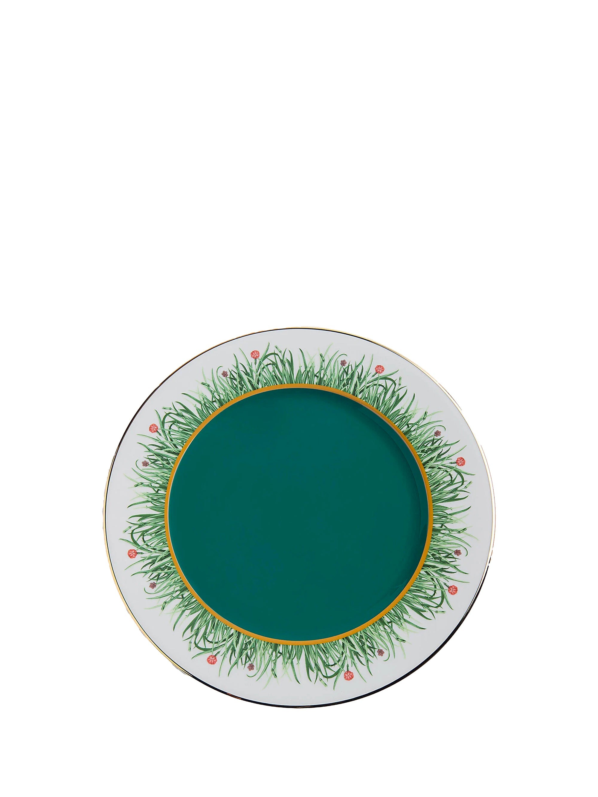 La Double J Libellula Charger Plate — Teal