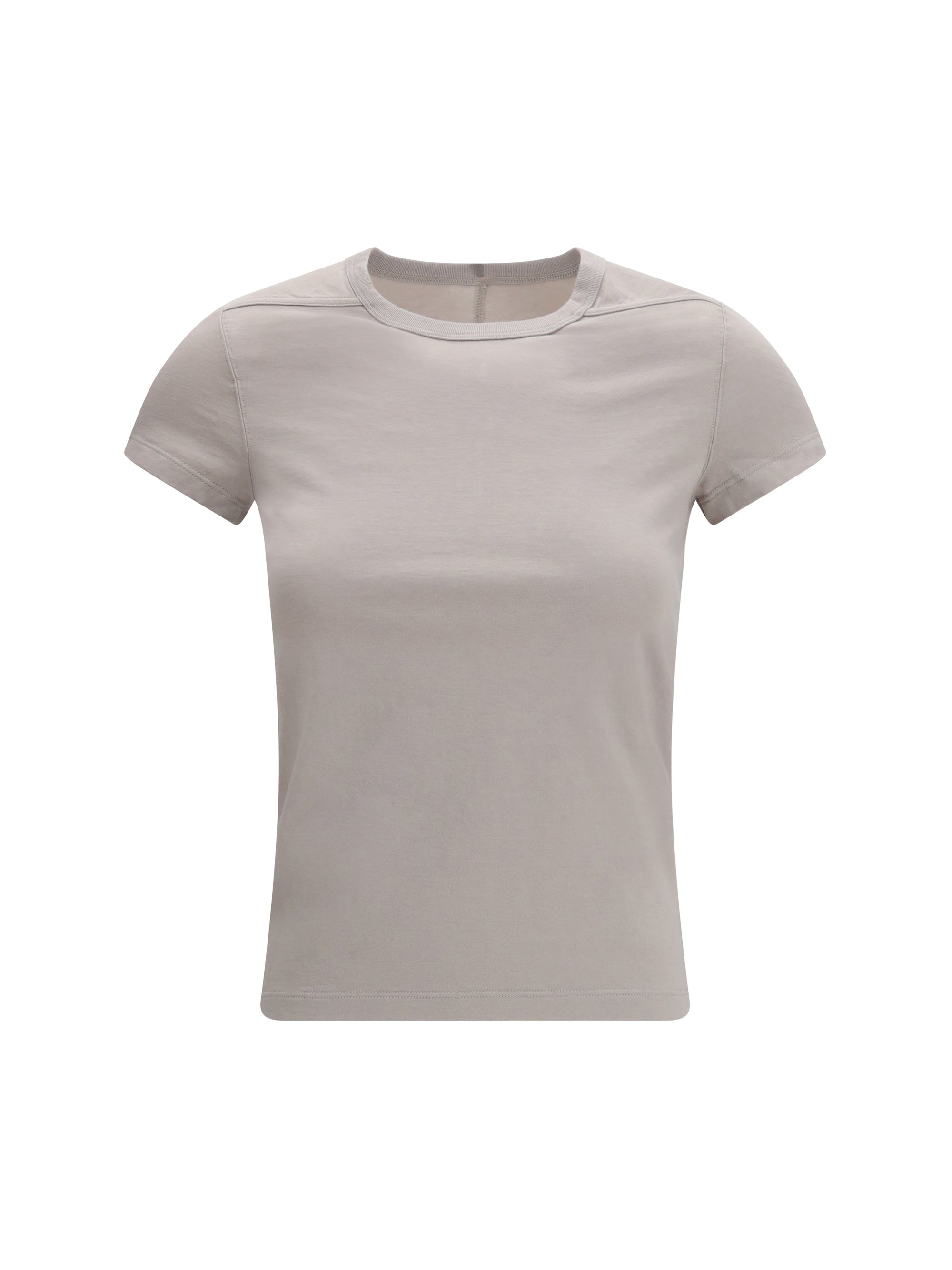 Rick Owens Cotton Slim T-Shirt — Beige