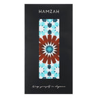 Brown and Blue Silk Scarf Layla