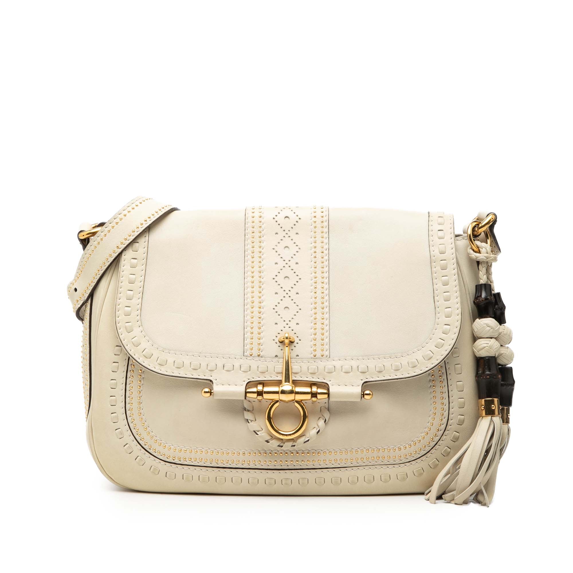 Medium Leather Snaffle Bit Shoulder Bag