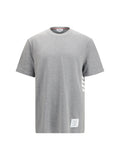 Thom Browne Cotton T-Shirt — Gray