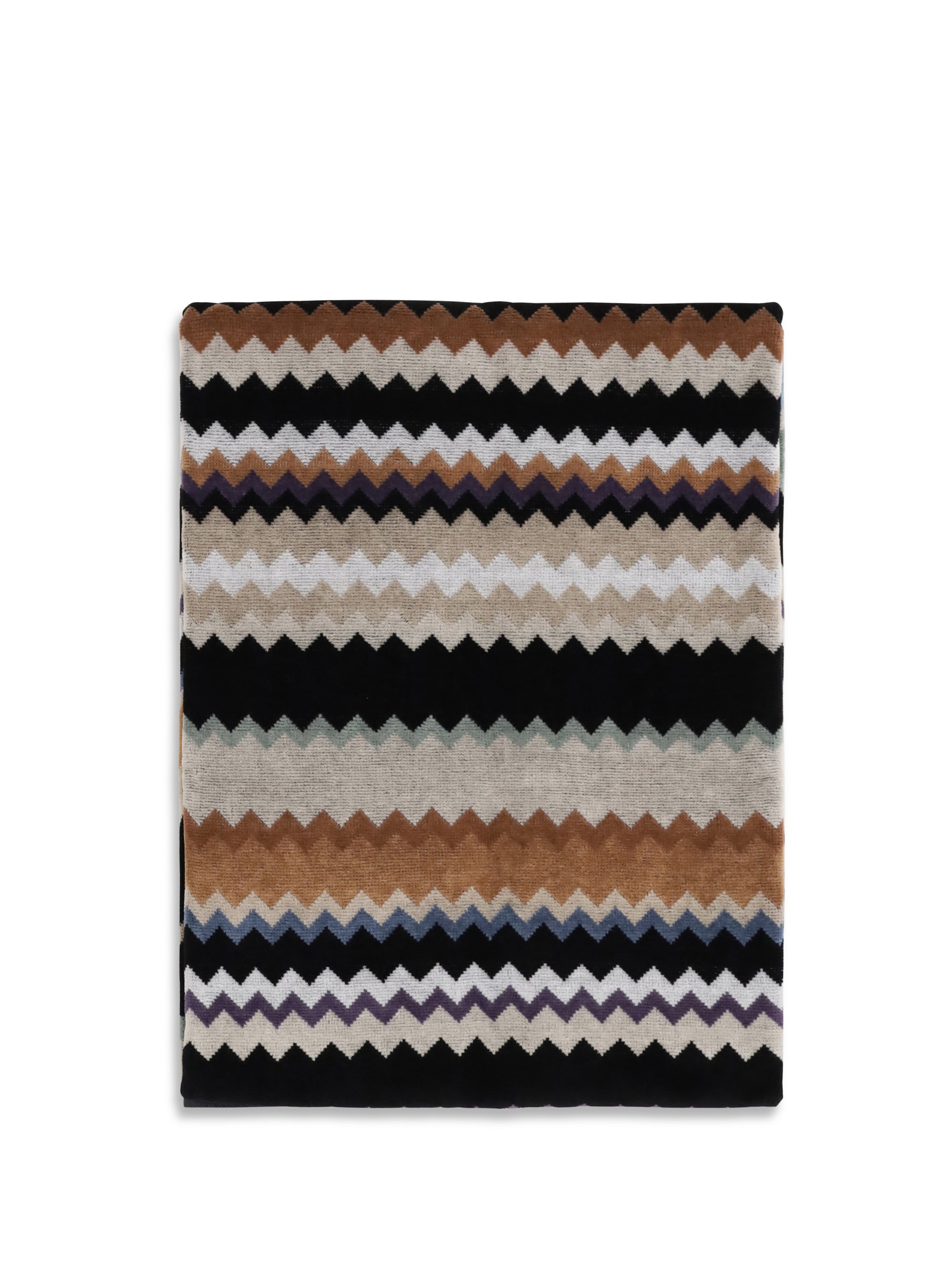 Missoni Zigzag Jacquard Towel — Beige