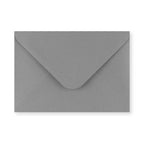 Dark Grey Gummed V-Flap Greeting Card Envelope (133 x 184mm)