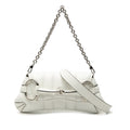 Small Quilted Leather Horsebit Chain Satchel
