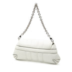 Small Quilted Leather Horsebit Chain Satchel