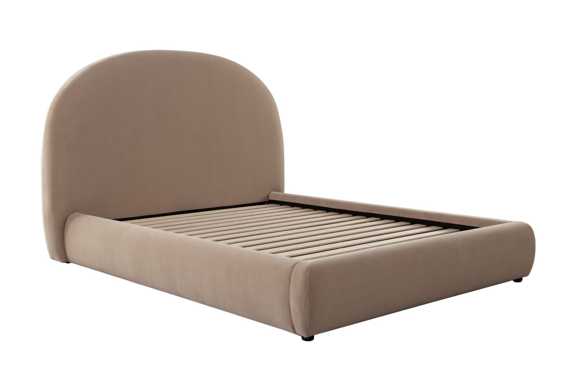 Jayden Velvet Fabric Upholstered Bed Frame