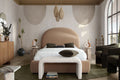 Jayden Velvet Fabric Upholstered Bed Frame