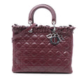 Large Lambskin Cannage Bow Lady Dior