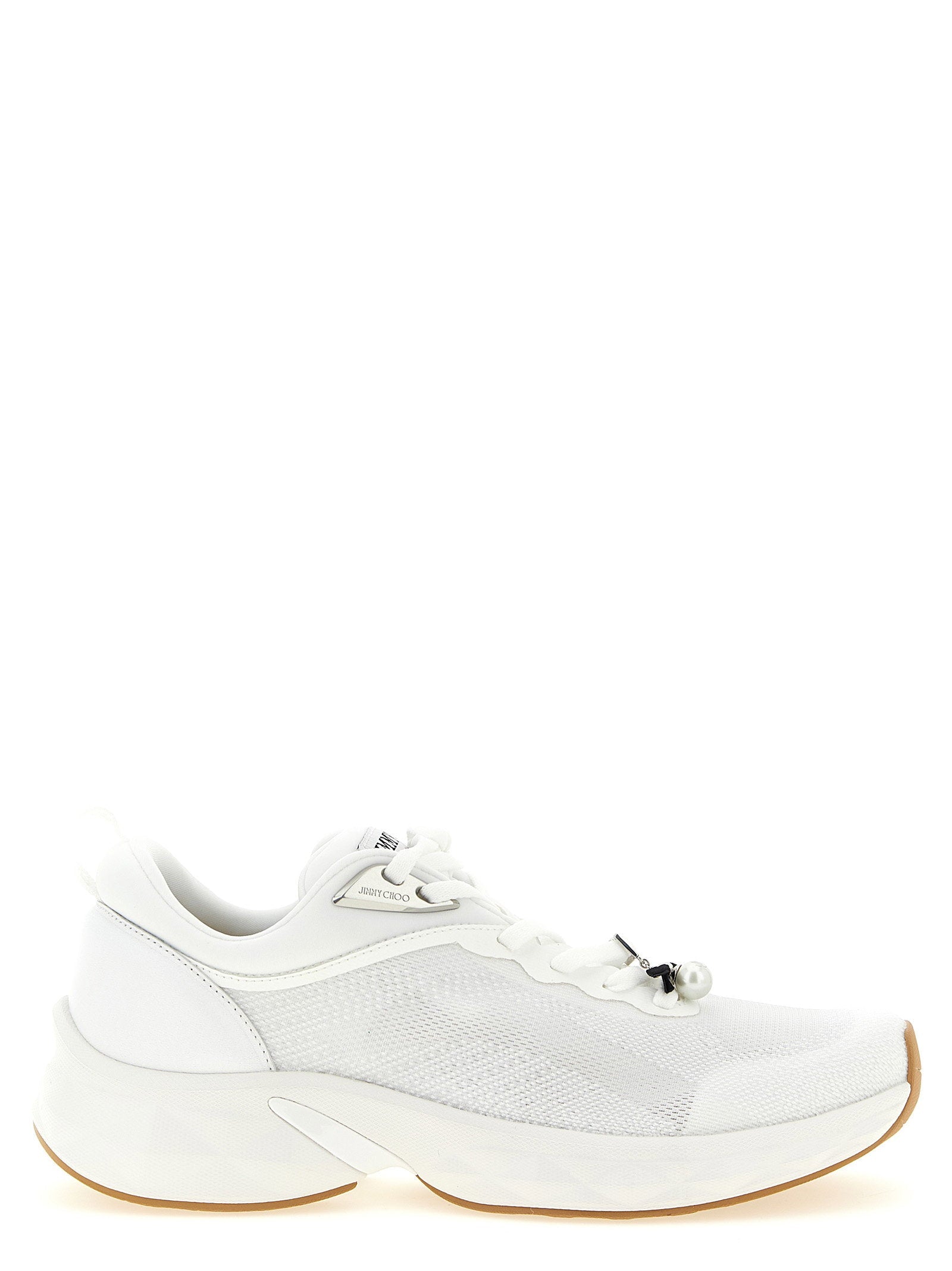 Jimmy Choo Diamond Run Sneaker — White