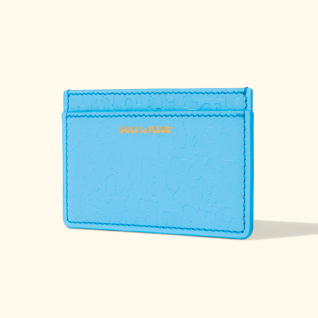 Fleur Camo Cardholder Blue