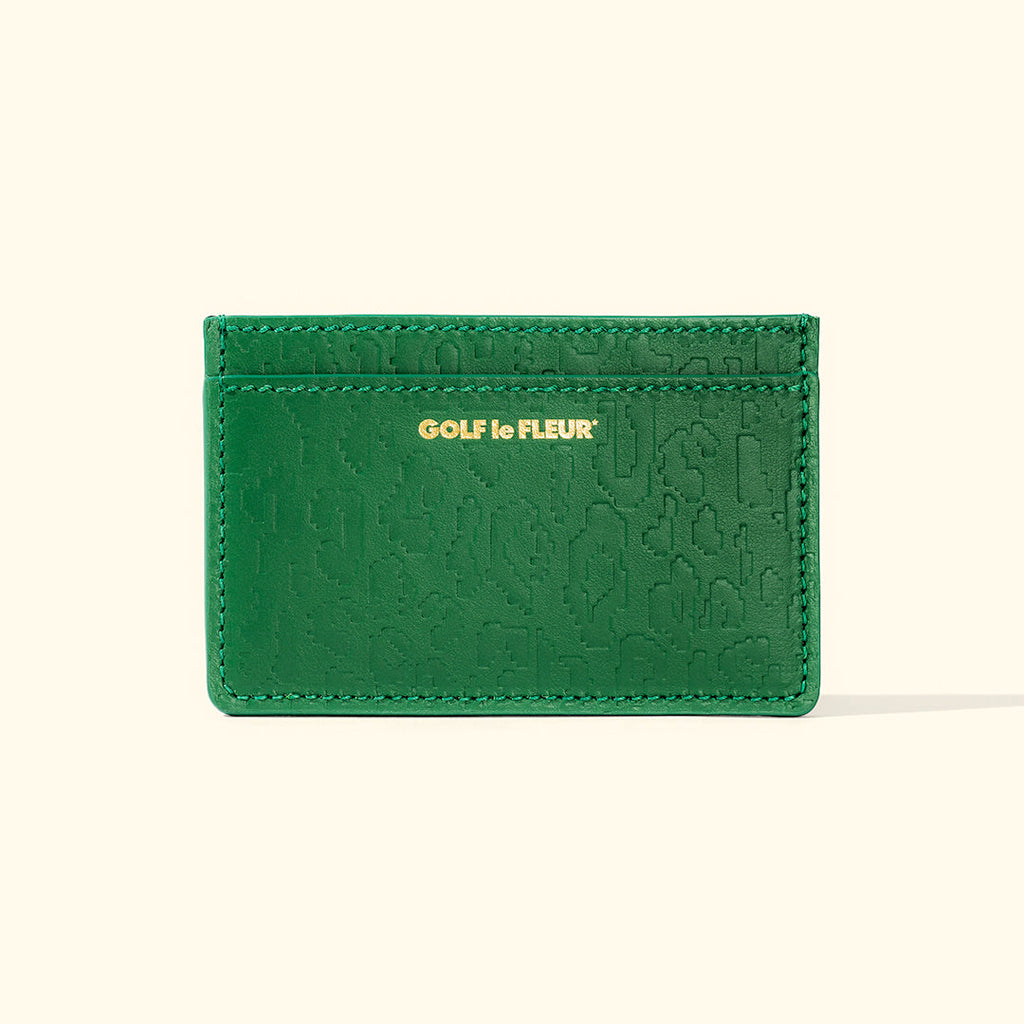 Fleur Camo Cardholder Green