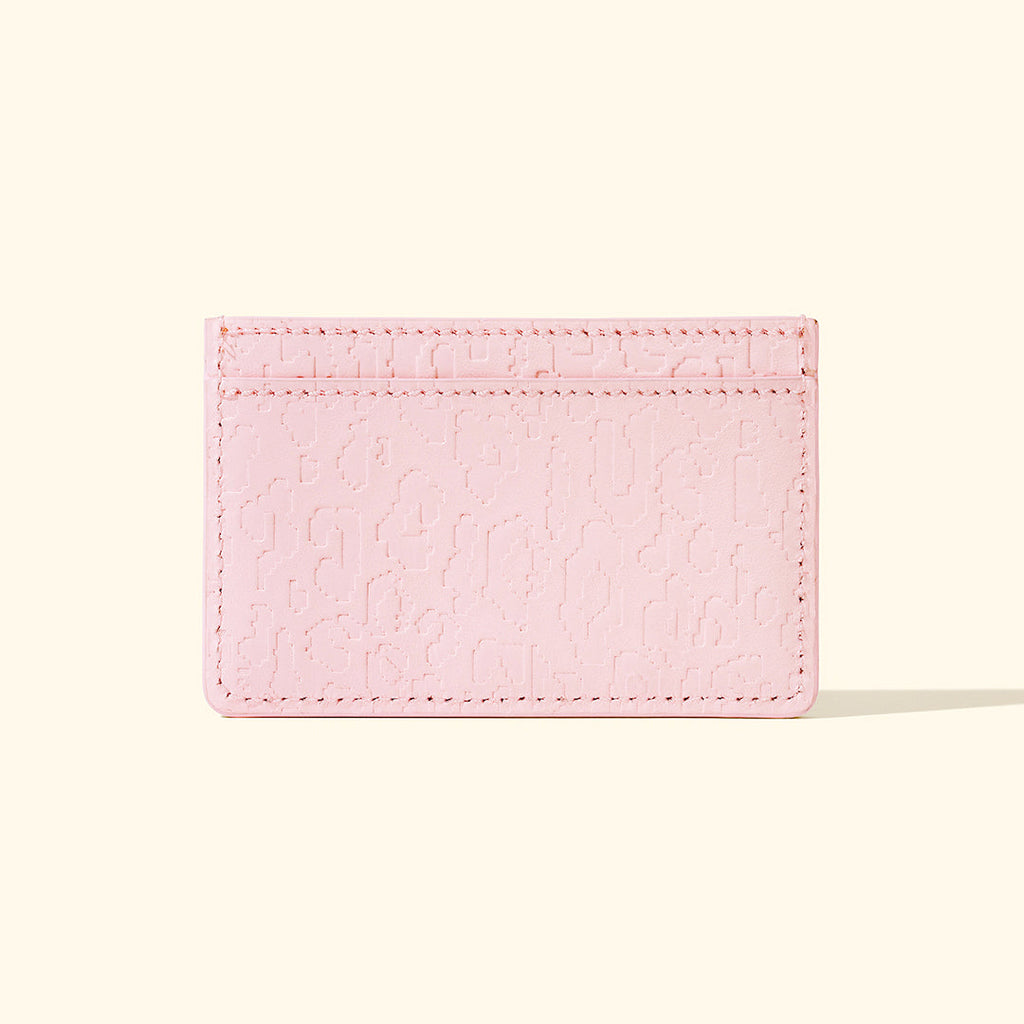 Fleur Camo Cardholder Pink