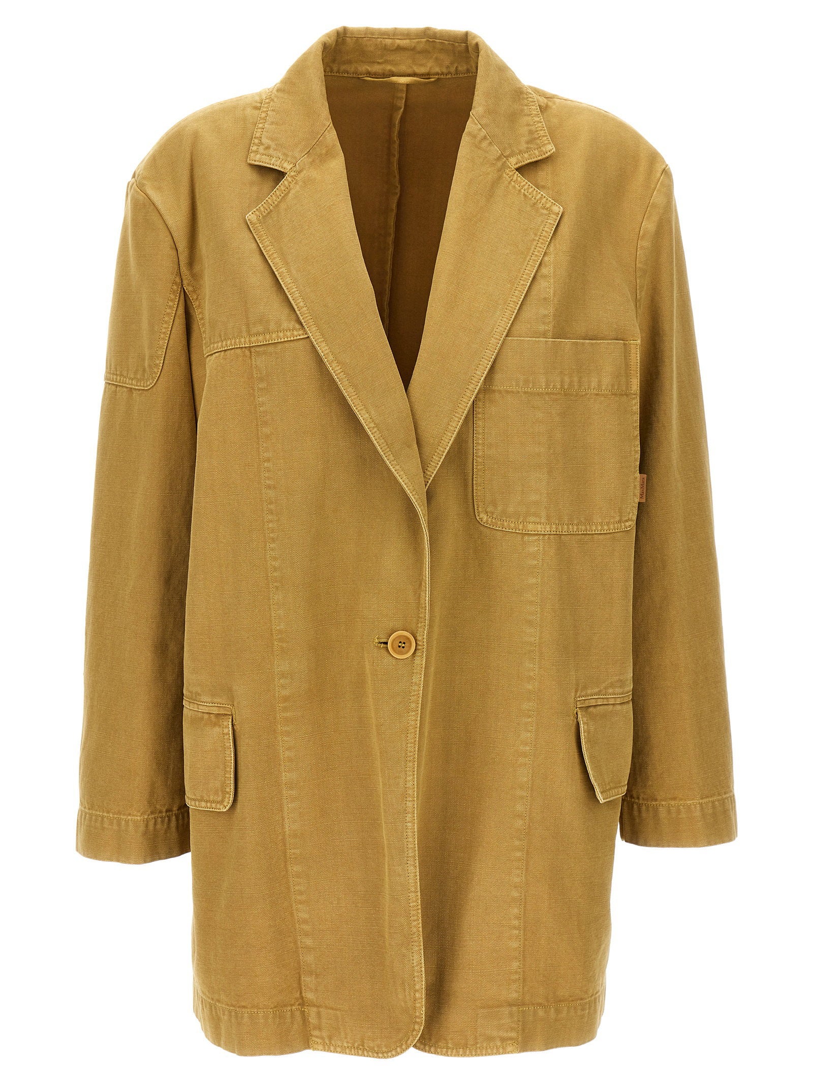 Max Mara Dizzy Blazer — Gold