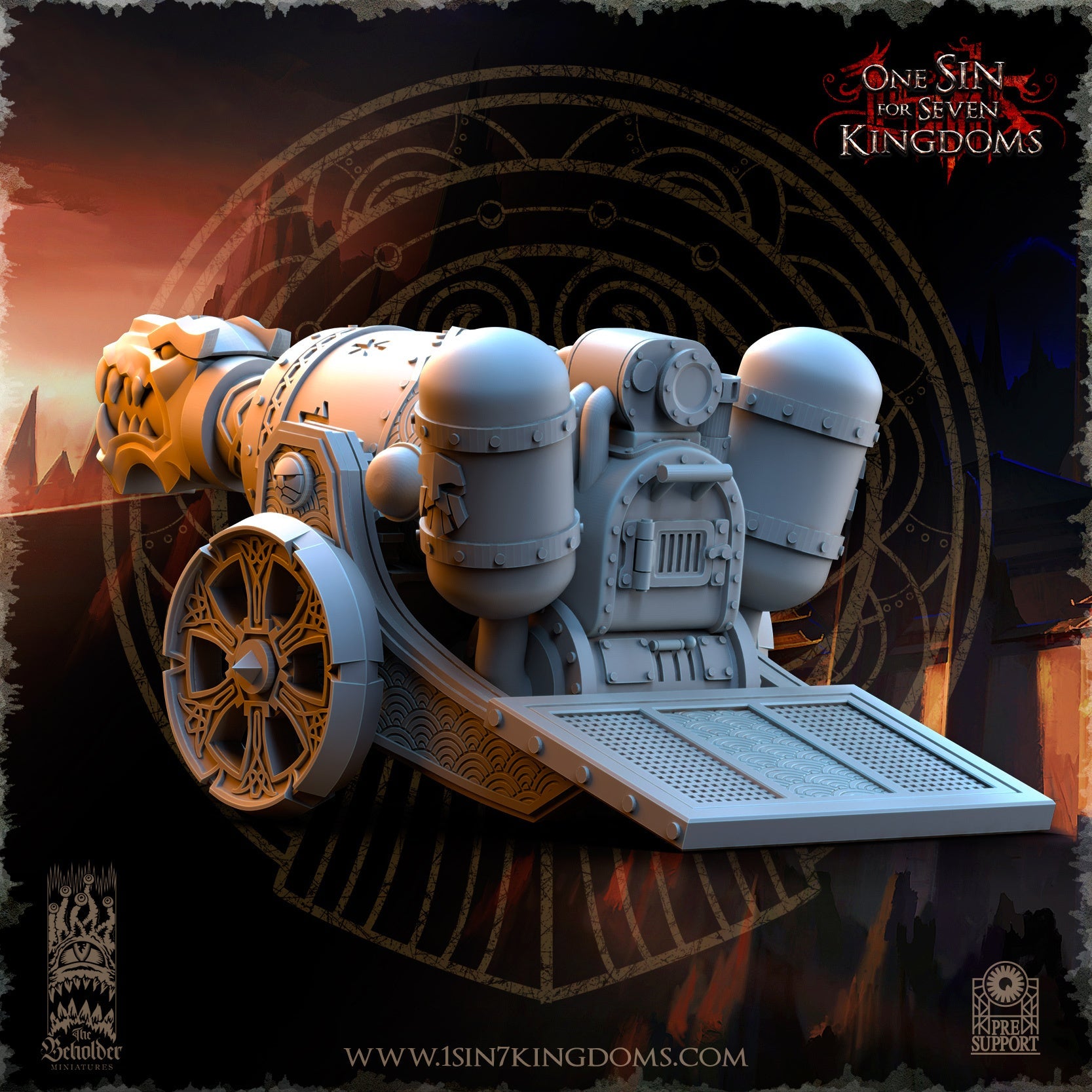 Flamebreath Cannon, The Beholder Miniatures