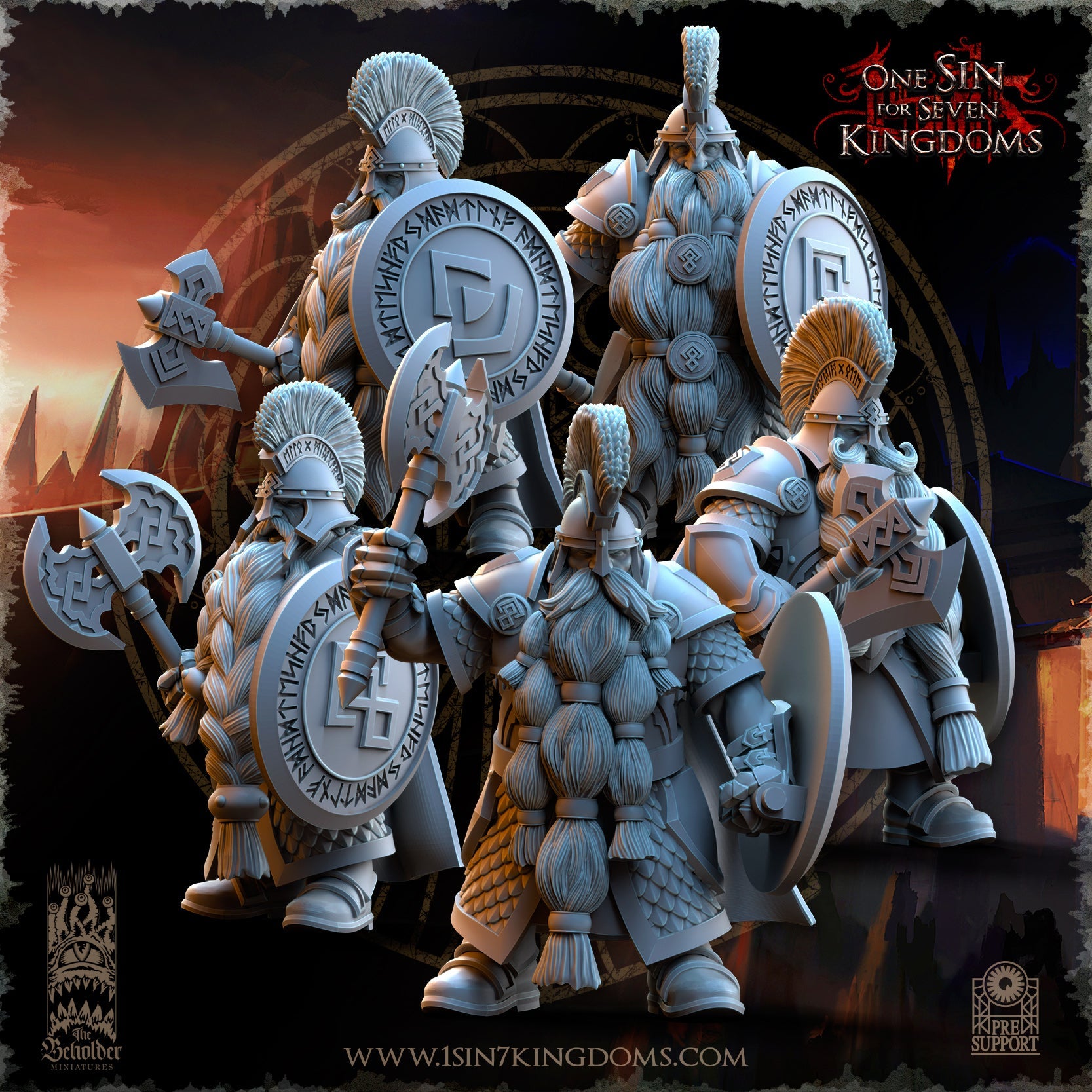 Highborn Warriors, The Beholder Miniatures