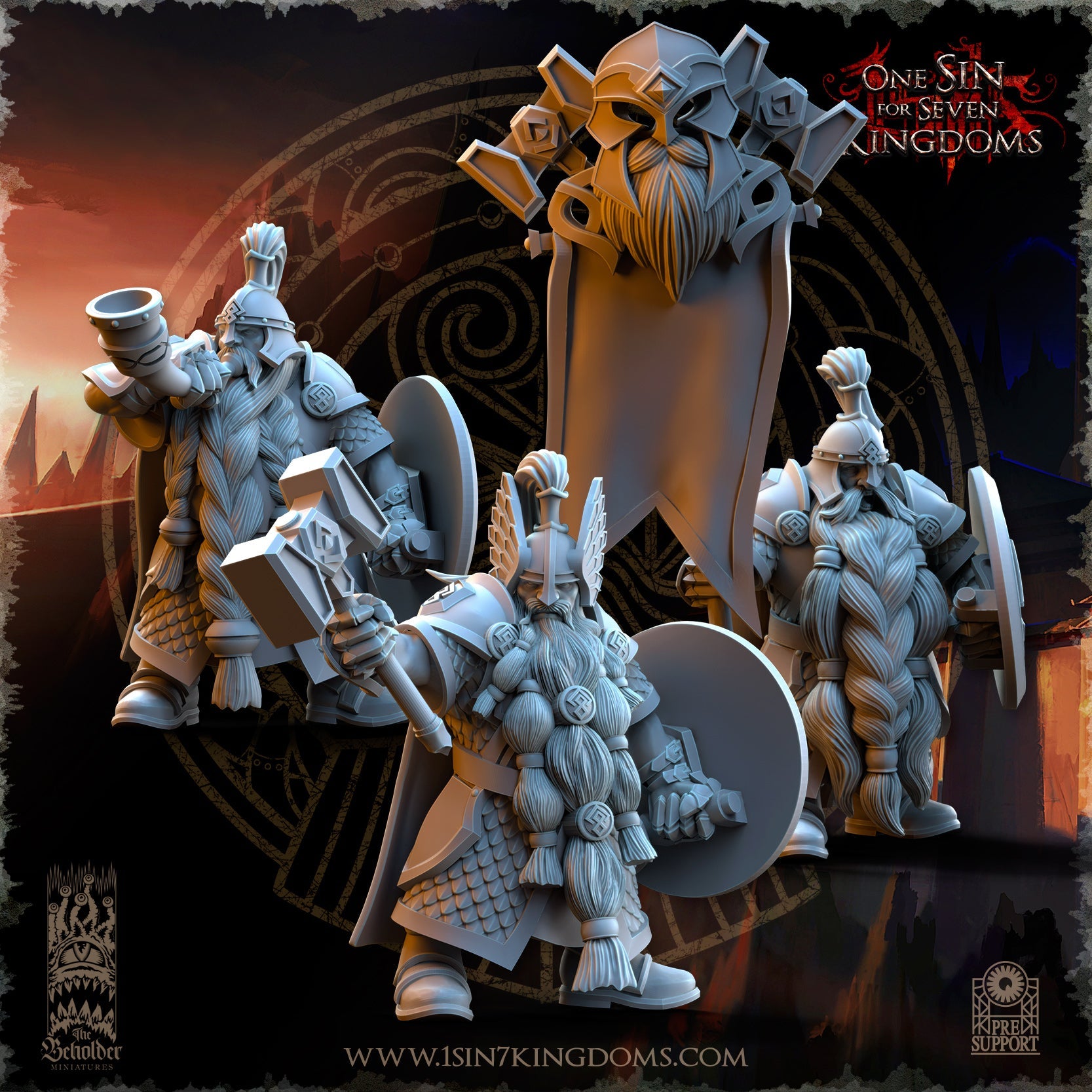 Highborn Warriors, The Beholder Miniatures