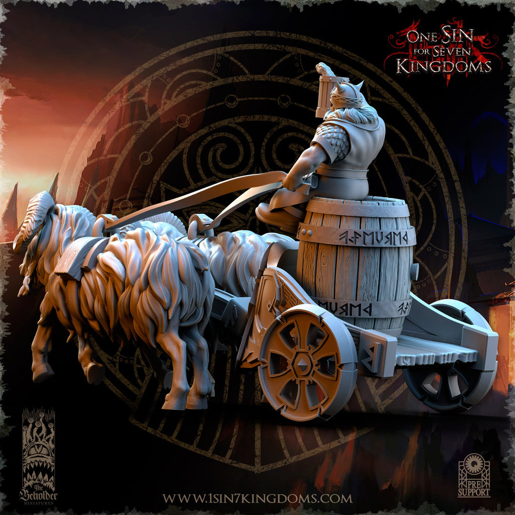 Oktobeard Fest Chariot, The Beholder Miniatures