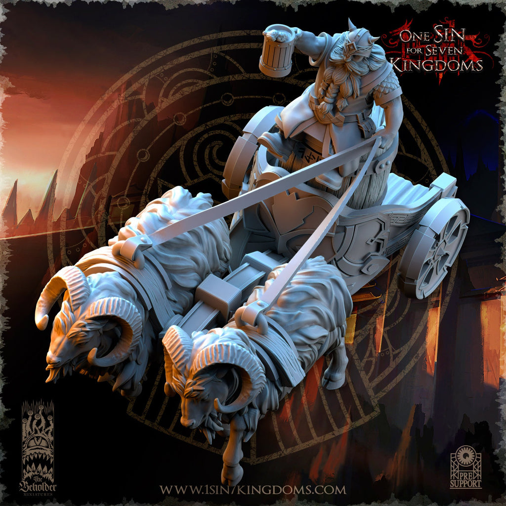 Oktobeard Fest Chariot, The Beholder Miniatures